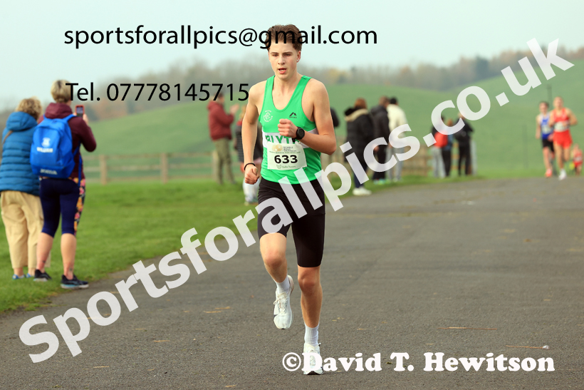Mens and Womens Under-17s and Under-20s 2025 Heaton Memorial 10k Road Race, Newcastle Town Moor, Sunday, November 9th. Photo: David T. Hewitson/Sports for All Pics
